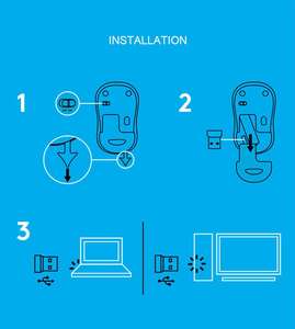 <span class=keywords><strong>Logitech</strong></span> <span class=keywords><strong>M220</strong></span> 2.4กิกะเฮิร์ตซ์ของแท้เมาส์ไร้สายแบบเงียบสำหรับคอมพิวเตอร์เดสก์ท็อปและแล็ปท็อป - Product Image 4
