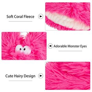 Female Makeup Fluffy Elastic Monster <strong>Face</strong> Wash Headband for Women Girls-Durable Eco-Friendly <strong>Flannel</strong> - Product Image 5