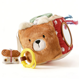 <span class=keywords><strong>Cube</strong></span> <span class=keywords><strong>d</strong></span>'activités multifonctionnel en <span class=keywords><strong>tissu</strong></span> pour bébé, mignon mouton et ours, jouet sensoriel en <span class=keywords><strong>tissu</strong></span> pour l'intelligence du bébé et l'interaction parent-enfant - Product Image 4