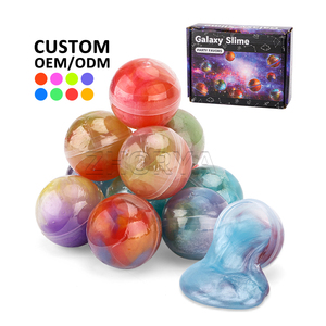 Zhorya Tùy Chỉnh Pha Lê Galaxy Slime Trứng Long Lanh <span class=keywords><strong>Putty</strong></span> Charms Playdough Slime Trứng Đồ Chơi Cho Trẻ Em - Product Image 1