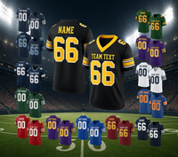 Maillot de football personnalisé avec nom et numéro, maillot d'équipe de football personnalisé avec nom et numéro pour adultes, tenue de match pour les fans de football