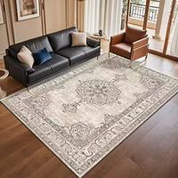 Tapis 3D Boho personnalisé pour salon et tapis persans d'Iran, antidérapant, adapté aux animaux domestiques, lavable