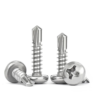 Tornillos autorroscantes de cabeza plana con ranura cruzada de acero inoxidable 410 de la fábrica Bibo Yaente, medición métrica - Product Image 5