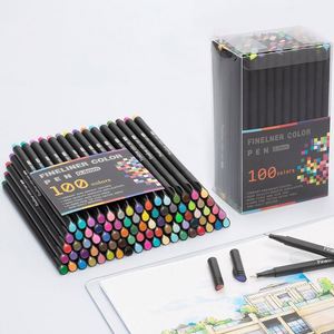 High Quality 0.4mm 100colors Non Toxic Water Based Ink Writing Drawing Art Marker - Product Image 4