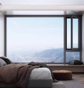 Ventana Abatible Horizontal <span class=keywords><strong>de</strong></span> Aleación <span class=keywords><strong>de</strong></span> Aluminio con Vidrio Templado y Mosquitera Magnética, Diseño Insonorizado <span class=keywords><strong>para</strong></span> Dormitorio y <span class=keywords><strong>Baño</strong></span> - Product Image 4