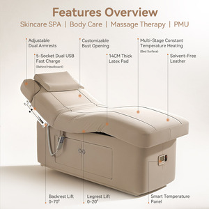 Lit SPA Électrique de <span class=keywords><strong>Massage</strong></span> à Température Constante Chauffante, Relevable Globalement et Micro-Finissant, Vente Directe Usine - Product Image 2
