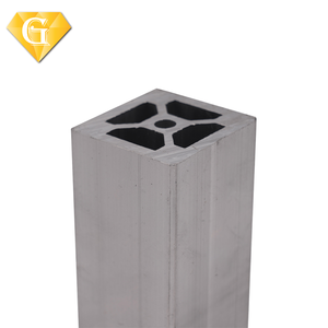 Tubulação de alumínio quadrada personalizada com cantos reforçados para estrutura de montagem do painel <span class=keywords><strong>solar</strong></span> - Product Image 4