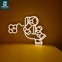 Letrero de Neón Personalizado con Logotipo Comercial para Cafetería, Tienda de Juegos, Decoración de Pared