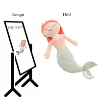 Meilleur prix de gros poupée en peluche sirène mignonne jouets cadeaux personnalisés pour garçons et filles en coton doux