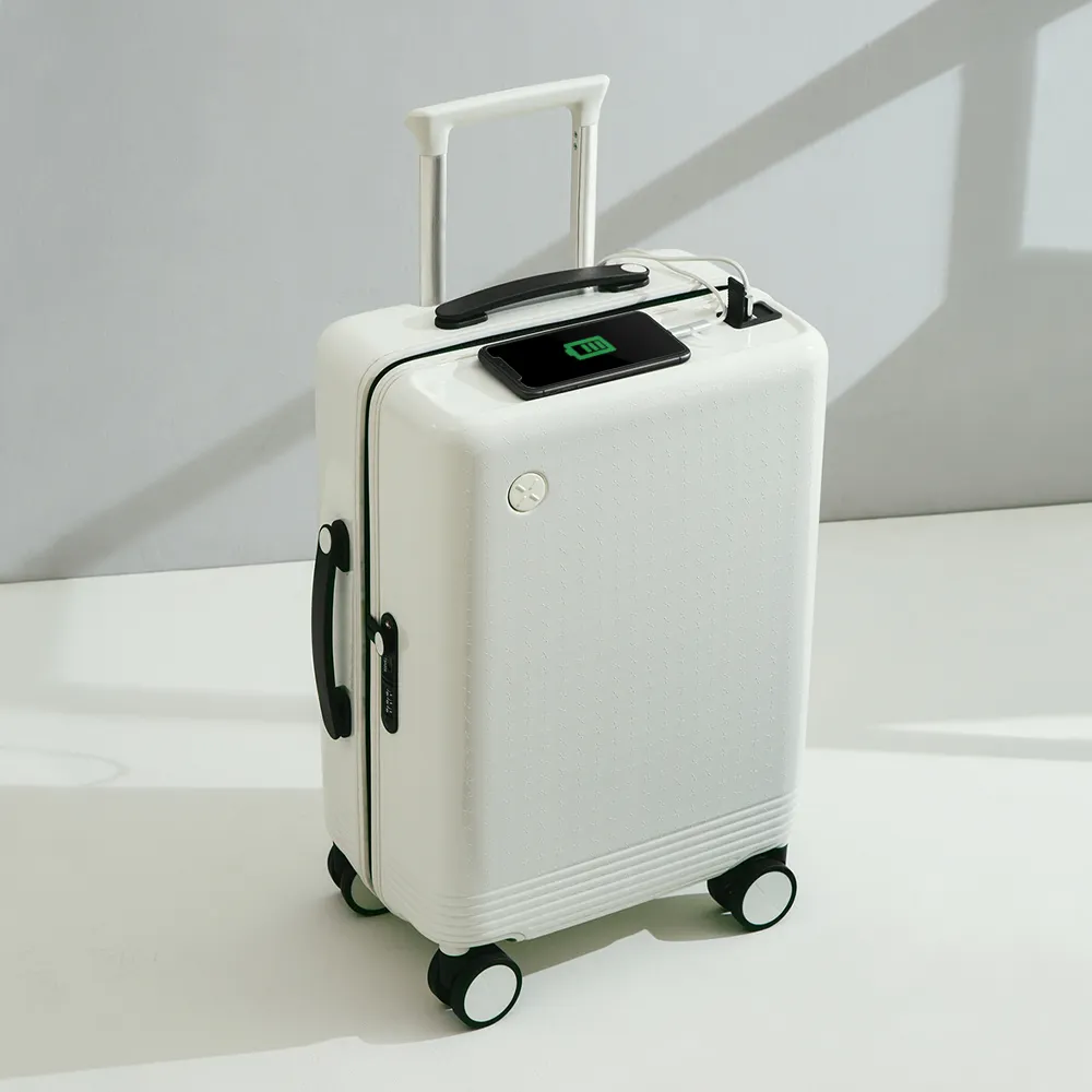 Seek Designer Trolley Travel Luggage Long Distance Trip Universal Spinner Wheels TSA Locks Carry On Smart Suitcase Luggage