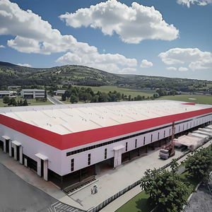 โครงสร้างเหล็กโครงสร้างโลหะโกดังก่อสร้างสำเร็จรูป - Product Image 6