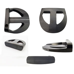 Tête de <span class=keywords><strong>putter</strong></span> de <span class=keywords><strong>golf</strong></span> de haute qualité, forgée, noire, à main droite, fabrication OEM en Chine - Product Image 2