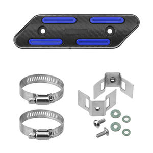 Bouclier de protection thermique d'échappement 25-51mm pour <span class=keywords><strong>KTM</strong></span> EXC EXCF <span class=keywords><strong>SXF</strong></span> SMR 250 <span class=keywords><strong>350</strong></span> 450 500 Husqvarna FC FE 250 <span class=keywords><strong>350</strong></span> HUSABERG FE pour Bate RR - Product Image 2