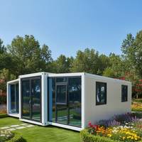 Maison préfabriquée moderne personnalisable facile à installer petit conteneur extensible taille personnalisée pour les hôtels fabriqués à partir de panneau sandwich