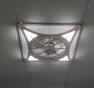 Ventilateur de plafond électrique avec lumière LED, extracteur d'air, 600*600, usage commercial, domestique, hôtelier, best-seller - Product Image 6
