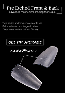 MyBeautyNails label privé gel doux gelée conseils gravé amande cercueil rond couverture complète presse sur les ongles xxs xs capsul gel x ongles - Product Image 2