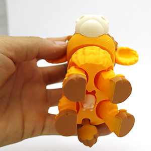 Ornements de vache multicolores imprimés en 3D transfrontaliers, cadeaux, jouets tendance, figurines créatives, articulations d'animaux, décorations de jouets - Product Image 6