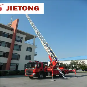 32米工作高度6x4驾驶高空云梯消防车，用于高层建筑消防救援