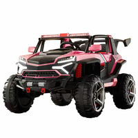 Voiture électrique pour enfants avec musique dynamique et console centrale multifonctionnelle, alimentée par batterie 12V7, pour les enfants de 2 à 4 ans