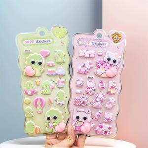 Pegatina de Burbujas de Dibujos Animados para Niños GF, Adhesivo 3D de PP con Diseño de Animalito Lindo para Niñas, Antiestrés, con Ojos Grandes, Decoración de Durazno, Alivio del Estrés - Product Image 2