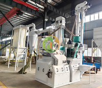 1000-1300 kg/h Combiné Riz Fraisage Polissage Machines Complet Moulin Ensemble Prix/Riz Fraiseuses