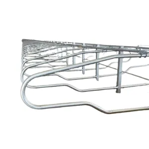 Hot Dip Galvanized Cattle Rest Stalls Animal Husbandry Cow Free Stall Calf Fence Free Stall