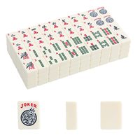 Ensemble de tuiles de mahjong modernes, luxueuses et écologiques, fabriquées en acrylique, idéal pour les rassemblements entre amis
