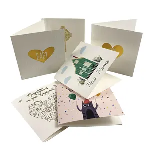 Изготовленный На Заказ Спасибо карты новорожденного поздравительная открытка с конверты для свадебного торжества и дня рождения