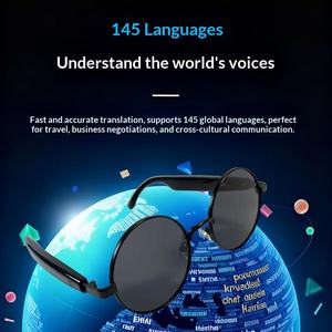 Nuevas Gafas Inteligentes con IA, Conexión Bluetooth, Unisex, para Uso en Exteriores, Montura Ovalada Retro, Gafas de Sol de Lujo, Control de Fotos del Teléfono, Control por <span class=keywords><strong>Voz</strong></span> - Product Image 3