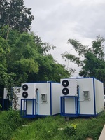 Unidad condensadora de compresor de desplazamiento Copeland de 2-10HP para mini sistema de refrigeración Ahorro de energía y precio de larga vida útil