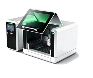 Machine de découpe laser à fibre de bureau 800W pour tôle métallique 2mm, petite machine de découpe laser pour atelier DIY et usage domestique - Product Image 1