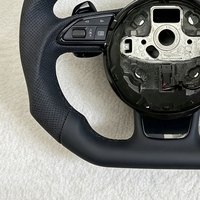 Volante de Cuero para Audi A1 A3 8P 8V 8Y A4 A5 A6 A7 A8 C6 C7 S3 S4 S5 S6 S7 Q3 Q5 Q7 SQ5 RS RS3 RS5 RS6 B8 B9 8P R8 TT
