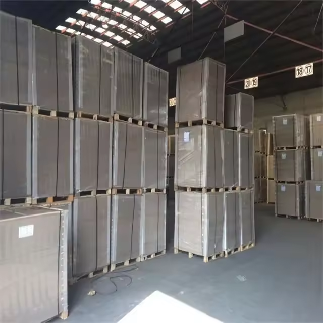 0.5-4 Mm Double Side Grey Cardboard Sheet Paper Raw Material For Box Packaging