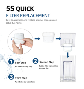 Purificador de Agua Doméstico de Ultrafiltración (UF) de Acero Inoxidable, Apto para Agua Fría y Caliente, con Contador Digital - Product Image 6