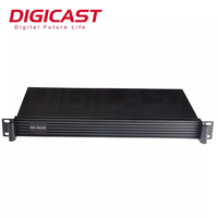 Codificador de Transmisión de Video Profesional DMB-8908 de 8 Canales, H.265 HEVC 1080P, Codificador de Transmisión HD a IP Independiente de 1U