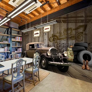 <span class=keywords><strong>Papier</strong></span> <span class=keywords><strong>peint</strong></span> d'impression numérique murale de fond de <span class=keywords><strong>voiture</strong></span> américaine rétro <span class=keywords><strong>3D</strong></span> - Product Image 3