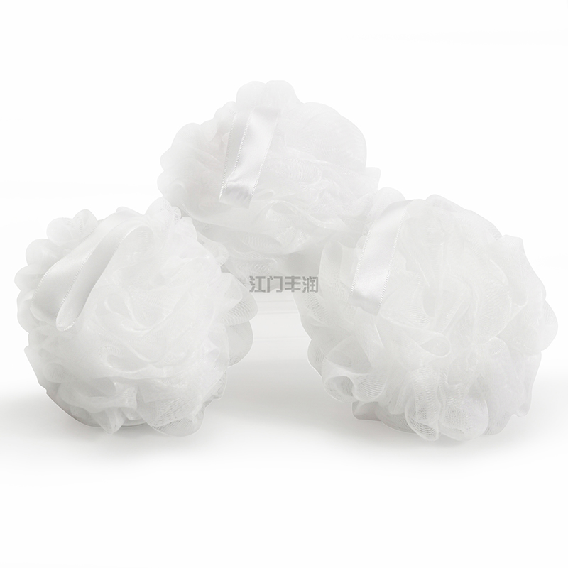 Новый материал все естественные переработанного шарик для ванной сетки Мочалка для тела отшелушивающий