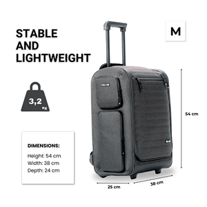 Pull Case Custom Business Travel Luggage Classic Style Oxford Material Water Resistant <b>Trolley</b> <b>Suitcase</b> Password Lock Double - Product Image 4