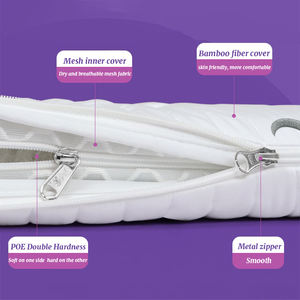 <span class=keywords><strong>Matelas</strong></span> pour bébé 4D sans colle sans formaldéhyde amovible, lavable, design moderne, poe vermicelle en polymère - Product Image 4