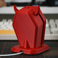 Support de montre Apple en forme de diable mignon-support imprimé en 3D pour la série IWatch, organisateur de bureau unique et élégant