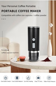 Nuevo Molinillo de Granos de Café Eléctrico Automático <span class=keywords><strong>Express</strong></span> Mini 2024, <span class=keywords><strong>Cafetera</strong></span> Portátil USB <span class=keywords><strong>para</strong></span> Automóvil, Hotel y Hogar - Product Image 3