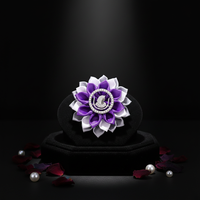 Broche corsage en satin inspirant fille d'Isis, couleurs personnelles personnalisées, ruban de haute qualité, broche fleur DOI maçonnique
