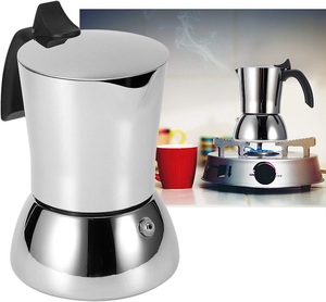 <span class=keywords><strong>Cafetera</strong></span> <span class=keywords><strong>Moka</strong></span> Italiana de Acero Inoxidable Eco Coffee Mocha 200ML, en Oferta, Personalizable - Product Image 2