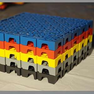 Carreaux <span class=keywords><strong>de</strong></span> sol <span class=keywords><strong>de</strong></span> garage en plastique à emboîtement PP pour voiture, parking, garage, carreau <span class=keywords><strong>de</strong></span> sol, <span class=keywords><strong>plaque</strong></span> diamantée - Product Image 2