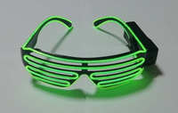 Lunettes rougeoyantes colorées fluorescentes LED allument des lunettes de fête pour hommes femmes accessoires de Club arc-en-ciel lunettes au néon décor de noël