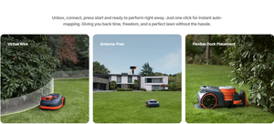 Wire Free Robotic Lawn Mower LiDAR NRTK Vision No Antenna Auto <b>Mapping</b> Smart Grass Cutter for Garden Lawn - Product Image 4
