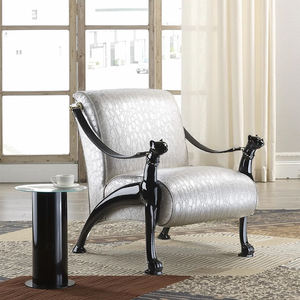 כיסא פנאי עץ מלא כיסא נוח בסגנון ימי הביניים מתאים לסלון חדר שינה לובי עם משענות פיברגלס - Product Image 1