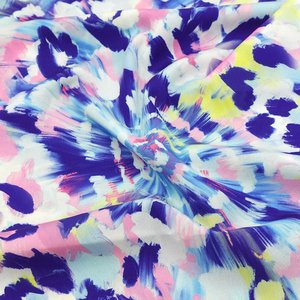 Chất Lượng Cao Trung Quốc Nhà Máy 100% <span class=keywords><strong>Polyester</strong></span> 76gsm Dệt Căng Hoa Crepe Voan In Vải Cho Ăn Mặc - Product Image 2