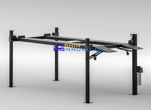 Système de stationnement vertical à double niveau, élévateur de <span class=keywords><strong>voiture</strong></span> hydraulique automatique à quatre poteaux, robuste, certifié CE, par SHIN Innovation - Product Image 2