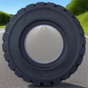 Pneus pleins tout-terrain 4x4 de qualité supérieure et abordables pour chariots élévateurs et excavatrices, jantes durables 8.25-12 - Product Image 3